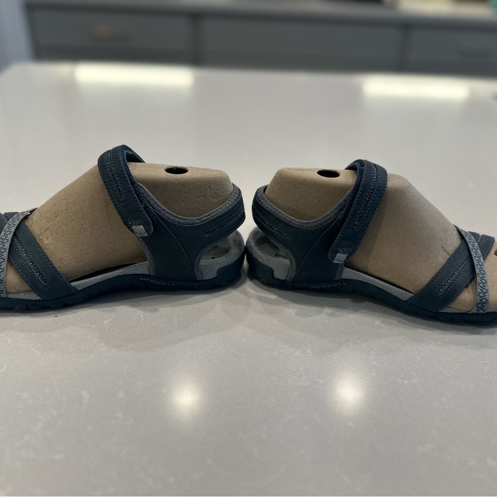 Merrell Women’s Merrell Terran Navy Sandals Size 8 - Picture 3 of 6